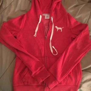 Victoria Secret Pink zip up hoodie